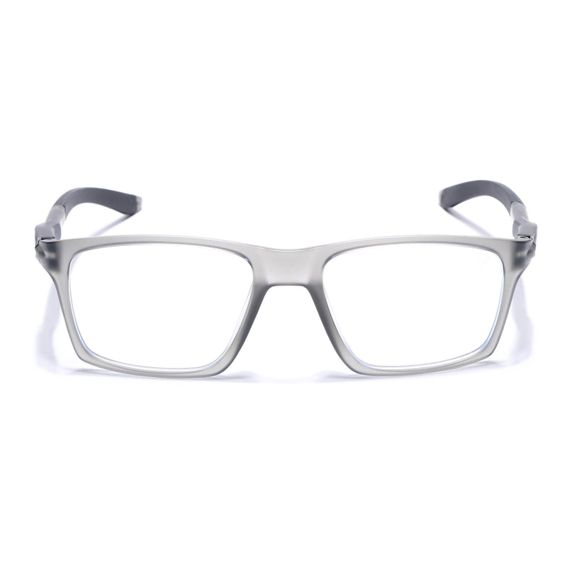 Voyage Active Grey Square Eyeglasses for Men & Women - MG5716-C4