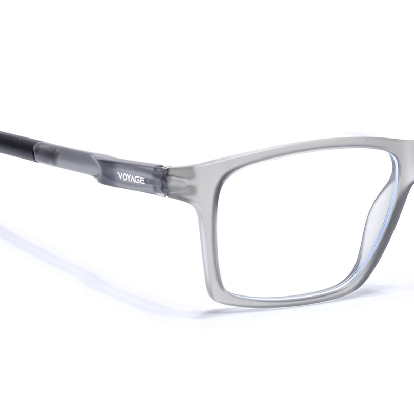 Voyage Active Grey Square Eyeglasses for Men & Women - MG5716-C4