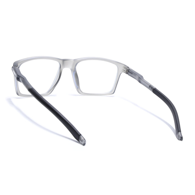 Voyage Active Grey Square Eyeglasses for Men & Women - MG5716-C4