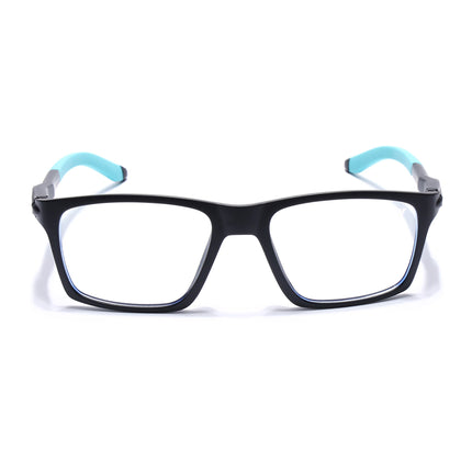 Voyage Active Black Square Eyeglasses for Men & Women - MG5717-C5