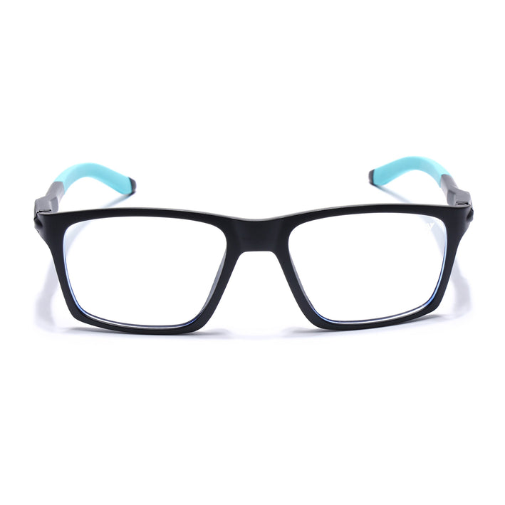 Voyage Active Black Square Eyeglasses for Men & Women - MG5717-C5