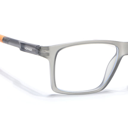 Voyage Active Grey Square Eyeglasses for Men & Women - MG5720-C8
