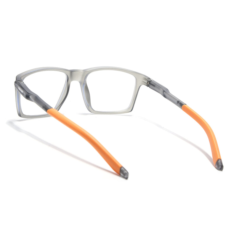 Voyage Active Grey Square Eyeglasses for Men & Women - MG5720-C8