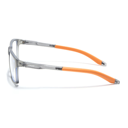 Voyage Active Grey Square Eyeglasses for Men & Women - MG5720-C8