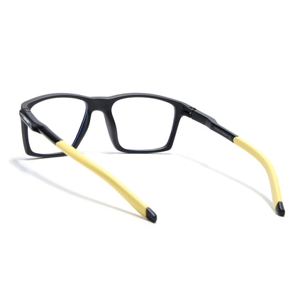 Voyage Active Black Square Eyeglasses for Men & Women - MG5721-C9