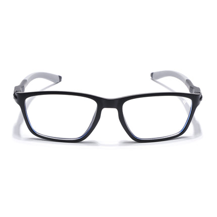 Voyage Active Black Rectangle Eyeglasses for Men & Women - MG5724-C2