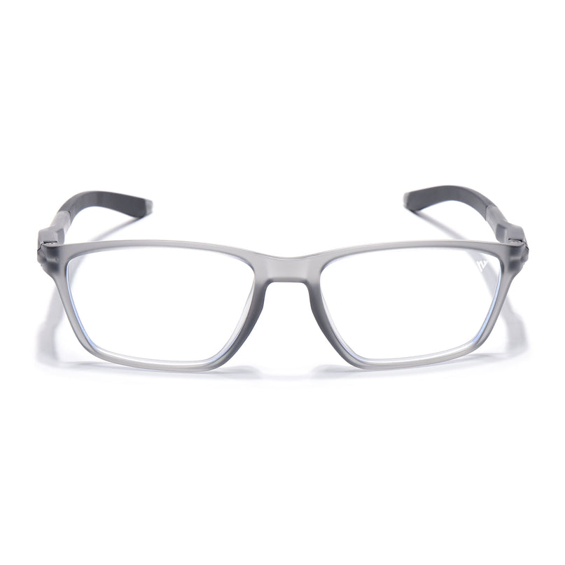 Voyage Active Grey Rectangle Eyeglasses for Men & Women - MG5726-C4