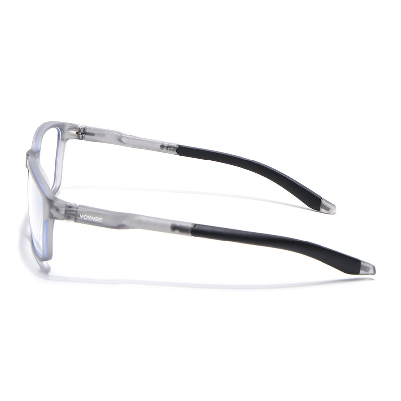 Voyage Active Grey Rectangle Eyeglasses for Men & Women - MG5726-C4