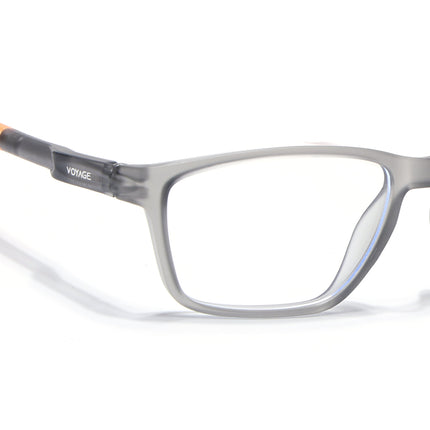 Voyage Active Grey Rectangle Eyeglasses for Men & Women - MG5730-C8