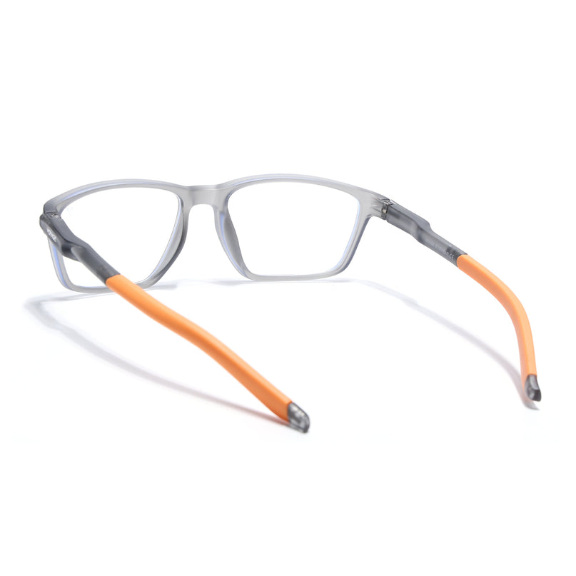 Voyage Active Grey Rectangle Eyeglasses for Men & Women - MG5730-C8