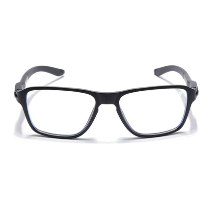 Voyage Active Black Square Eyeglasses for Men & Women - MG5733-C1