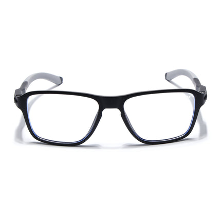 Voyage Active Black Square Eyeglasses for Men & Women - MG5734-C2