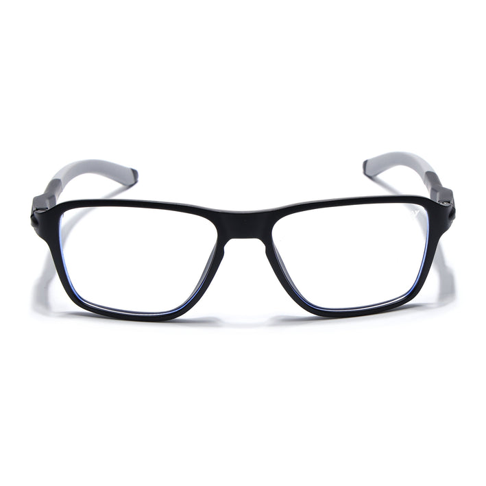 Voyage Active Black Square Eyeglasses for Men & Women - MG5734-C2