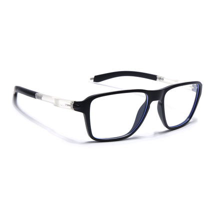 Voyage Active Black Square Eyeglasses for Men & Women - MG5735-C3
