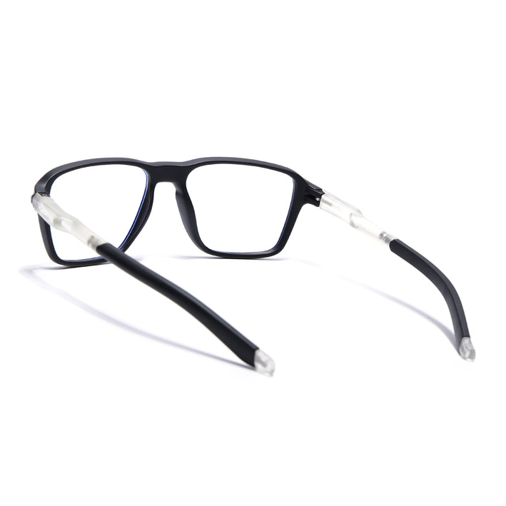 Voyage Active Black Square Eyeglasses for Men & Women - MG5735-C3