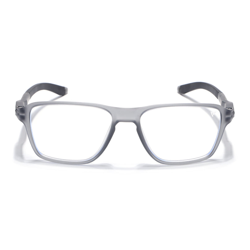 Voyage Active Grey Square Eyeglasses for Men & Women - MG5736-C4
