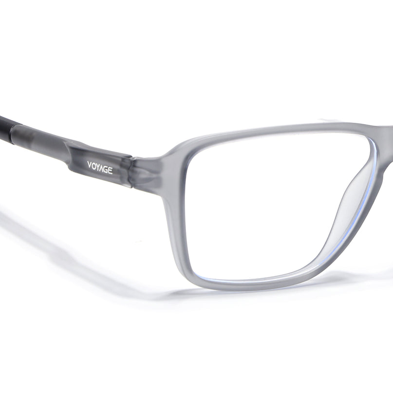 Voyage Active Grey Square Eyeglasses for Men & Women - MG5736-C4