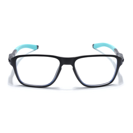 Voyage Active Black Square Eyeglasses for Men & Women - MG5737-C5