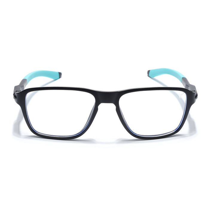 Voyage Active Black Square Eyeglasses for Men & Women - MG5737-C5