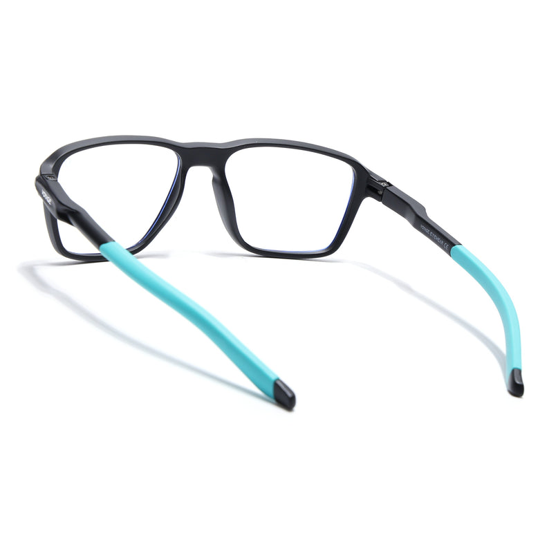 Voyage Active Black Square Eyeglasses for Men & Women - MG5737-C5