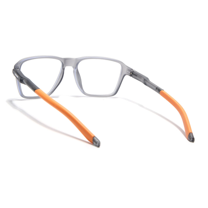 Voyage Active Grey Square Eyeglasses for Men & Women - MG5740-C8