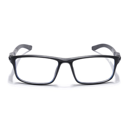 Voyage Active Black Rectangle Eyeglasses for Men & Women - MG5743-C1
