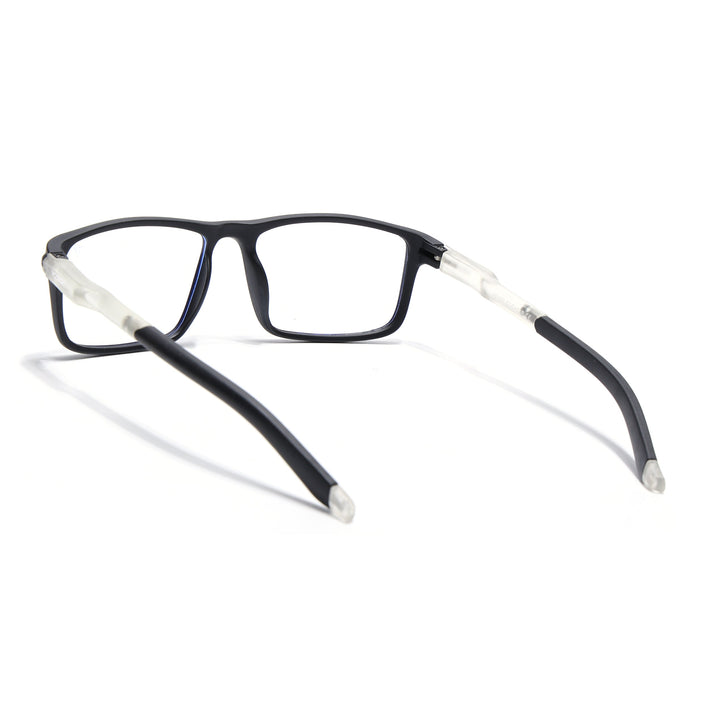 Voyage Active Black Rectangle Eyeglasses for Men & Women - MG5744-C2