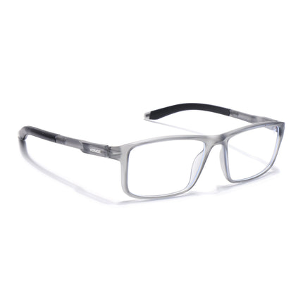 Voyage Active Grey Rectangle Eyeglasses for Men & Women - MG5745-C3