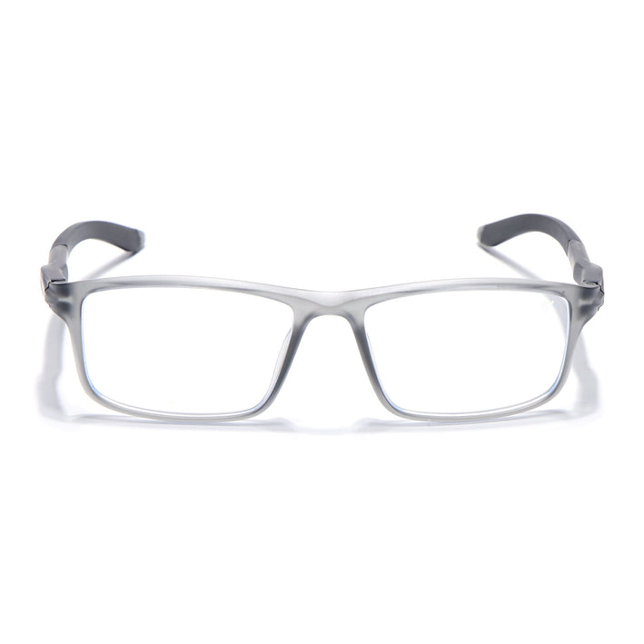 Voyage Active Grey Rectangle Eyeglasses for Men & Women - MG5745-C3