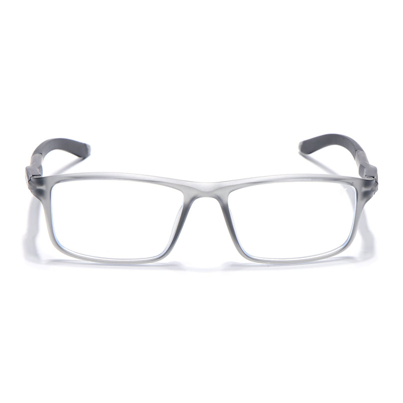 Voyage Active Grey Rectangle Eyeglasses for Men & Women - MG5745-C3
