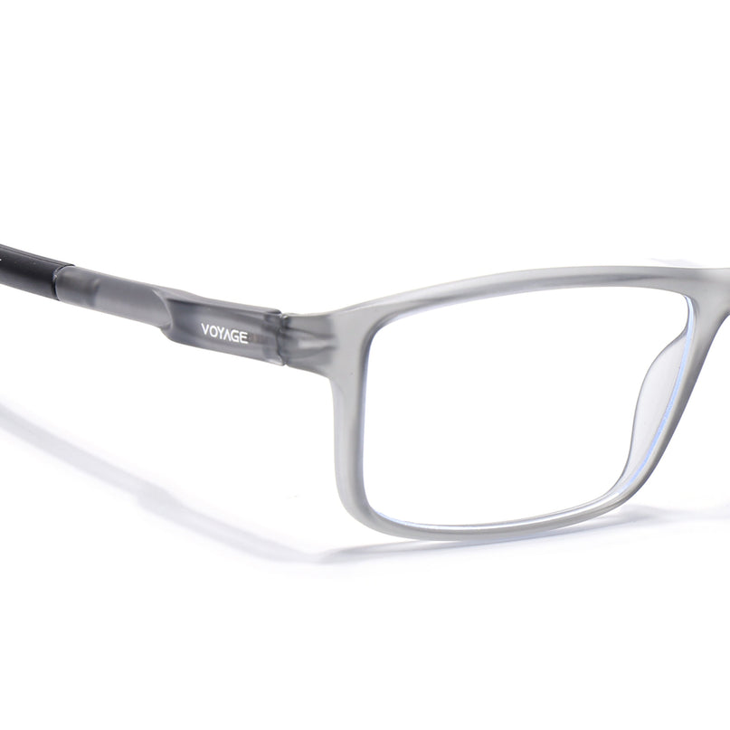 Voyage Active Grey Rectangle Eyeglasses for Men & Women - MG5745-C3