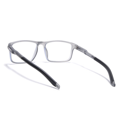 Voyage Active Grey Rectangle Eyeglasses for Men & Women - MG5745-C3