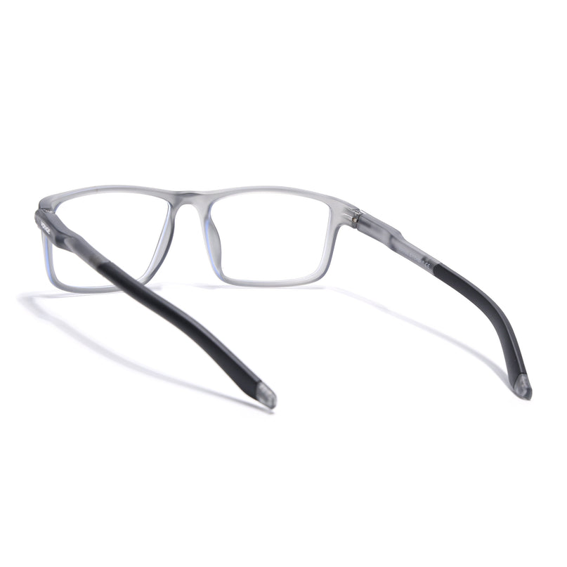 Voyage Active Grey Rectangle Eyeglasses for Men & Women - MG5745-C3
