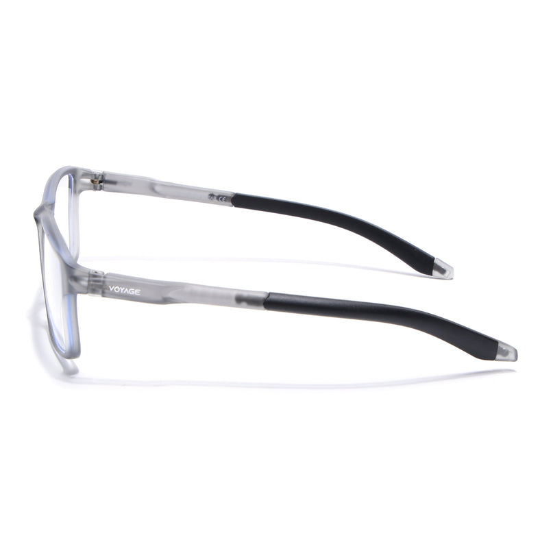 Voyage Active Grey Rectangle Eyeglasses for Men & Women - MG5745-C3