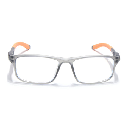 Voyage Active Grey Rectangle Eyeglasses for Men & Women - MG5749-C7