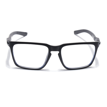 Voyage Active Black Square Eyeglasses for Men & Women - MG5753-C1