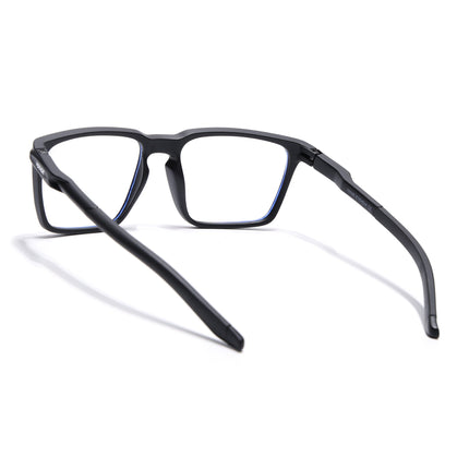 Voyage Active Black Square Eyeglasses for Men & Women - MG5753-C1