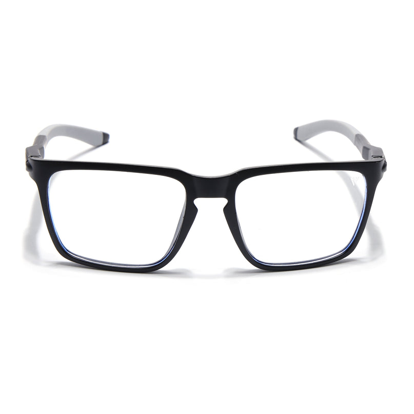 Voyage Active Black Square Eyeglasses for Men & Women - MG5754-C2