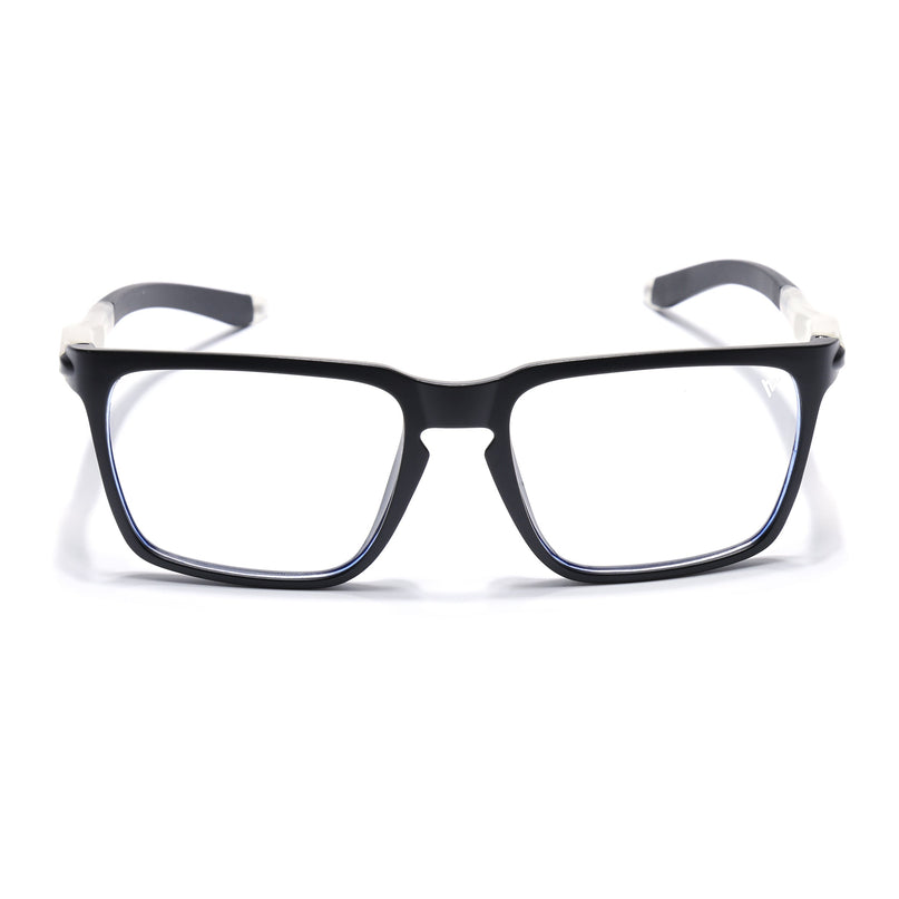 Voyage Active Black Square Eyeglasses for Men & Women - MG5755-C3