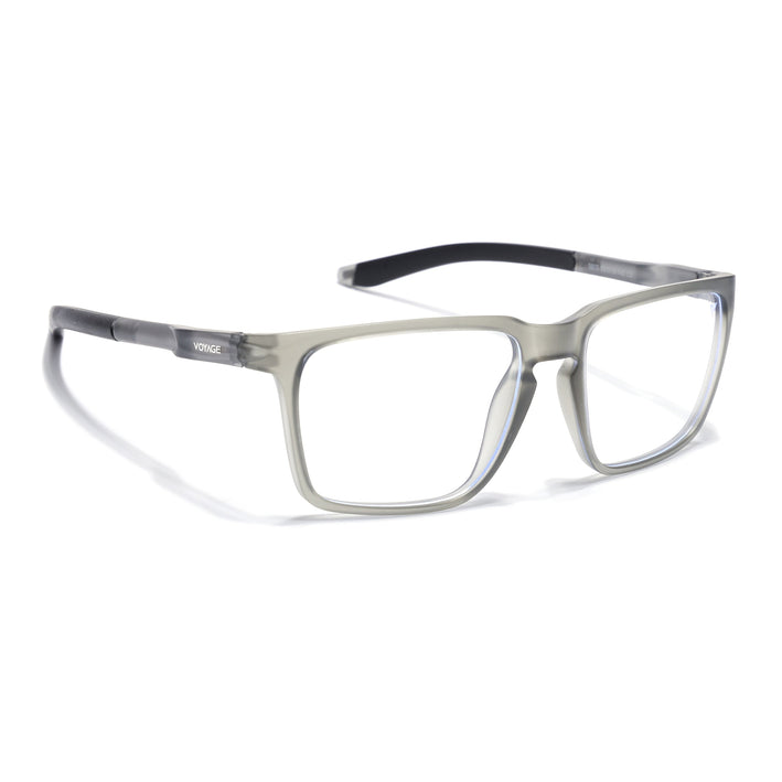Voyage Active Grey Square Eyeglasses for Men & Women - MG5756-C4