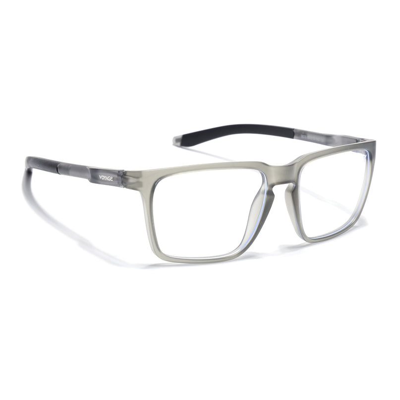 Voyage Active Grey Square Eyeglasses for Men & Women - MG5756-C4