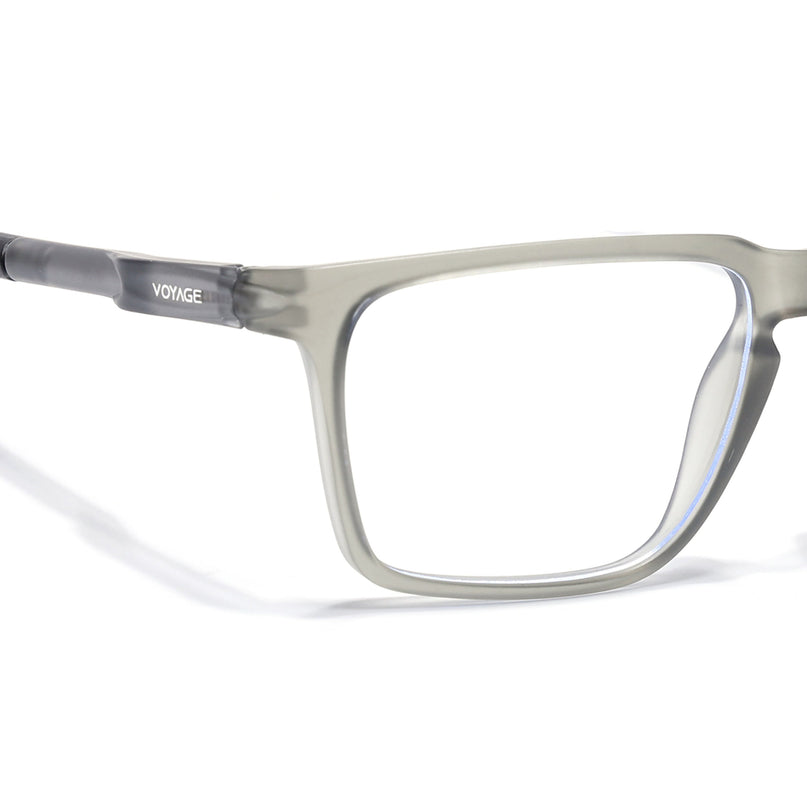 Voyage Active Grey Square Eyeglasses for Men & Women - MG5756-C4