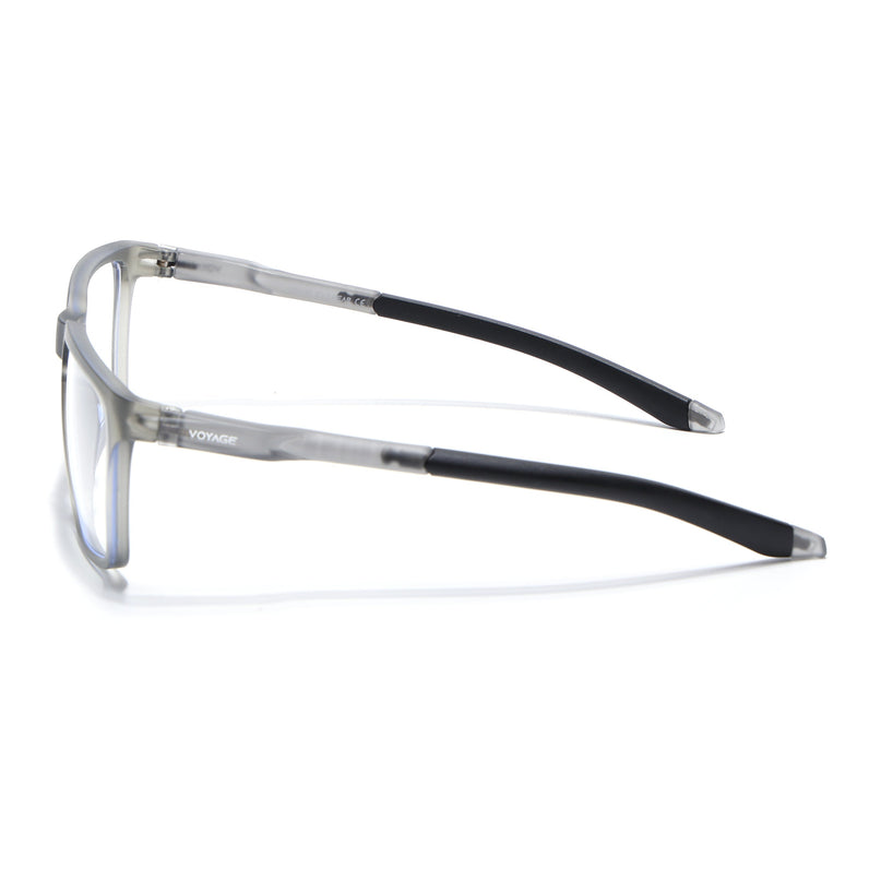 Voyage Active Grey Square Eyeglasses for Men & Women - MG5756-C4
