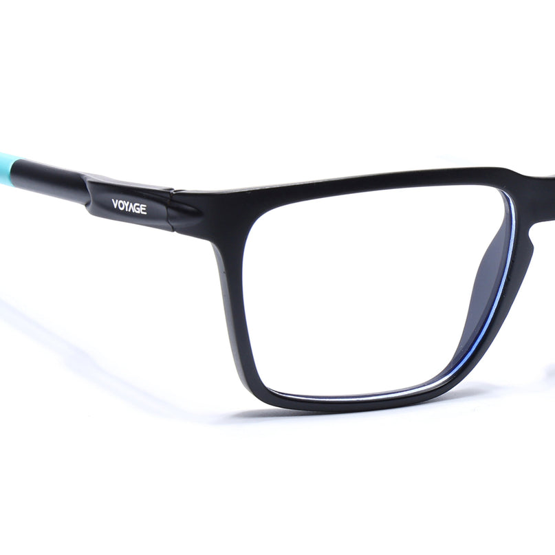 Voyage Active Black Square Eyeglasses for Men & Women - MG5757-C5