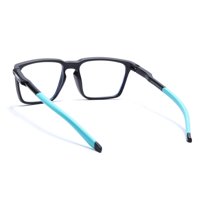 Voyage Active Black Square Eyeglasses for Men & Women - MG5757-C5