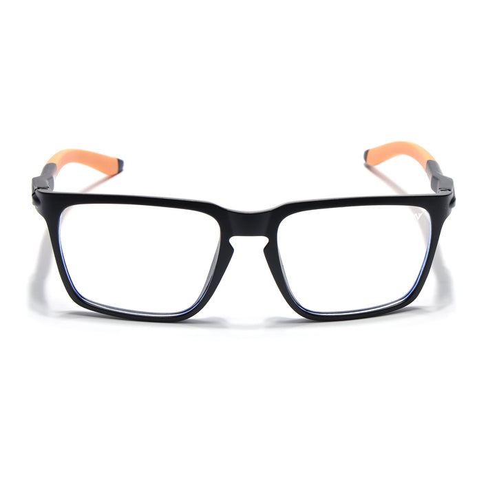Voyage Active Black Square Eyeglasses for Men & Women - MG5759-C7