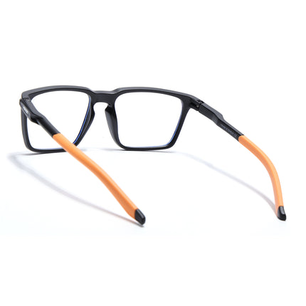 Voyage Active Black Square Eyeglasses for Men & Women - MG5759-C7