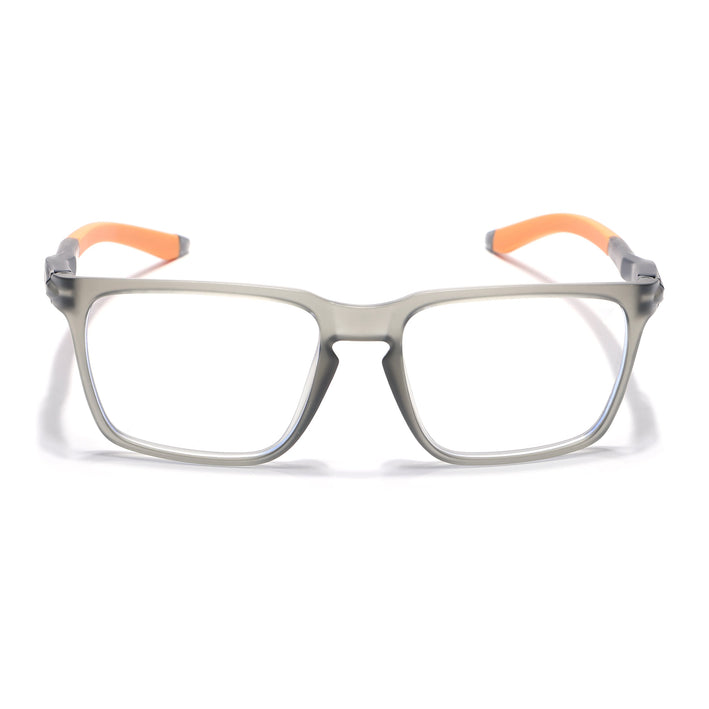 Voyage Active Grey Square Eyeglasses for Men & Women - MG5760-C8