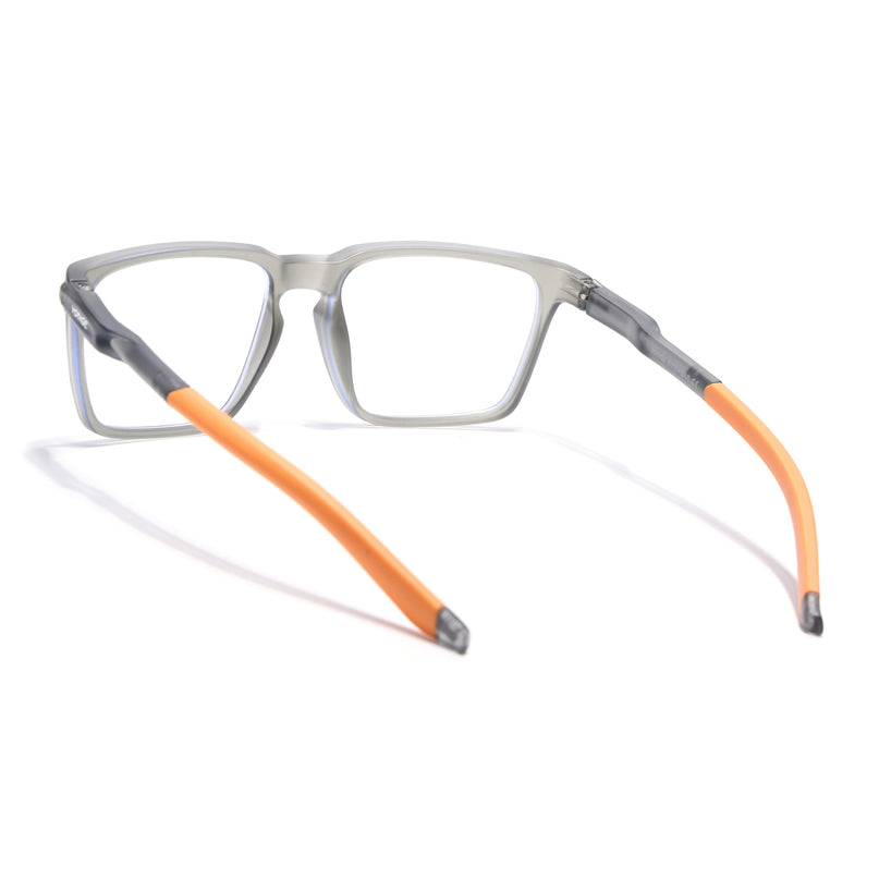 Voyage Active Grey Square Eyeglasses for Men & Women - MG5760-C8