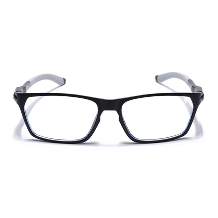 Voyage Active Black Rectangle Eyeglasses for Men & Women - MG5764-C2